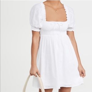Faithfull the Brand - Miguelina Mini Dress - Size Small - NWT - White